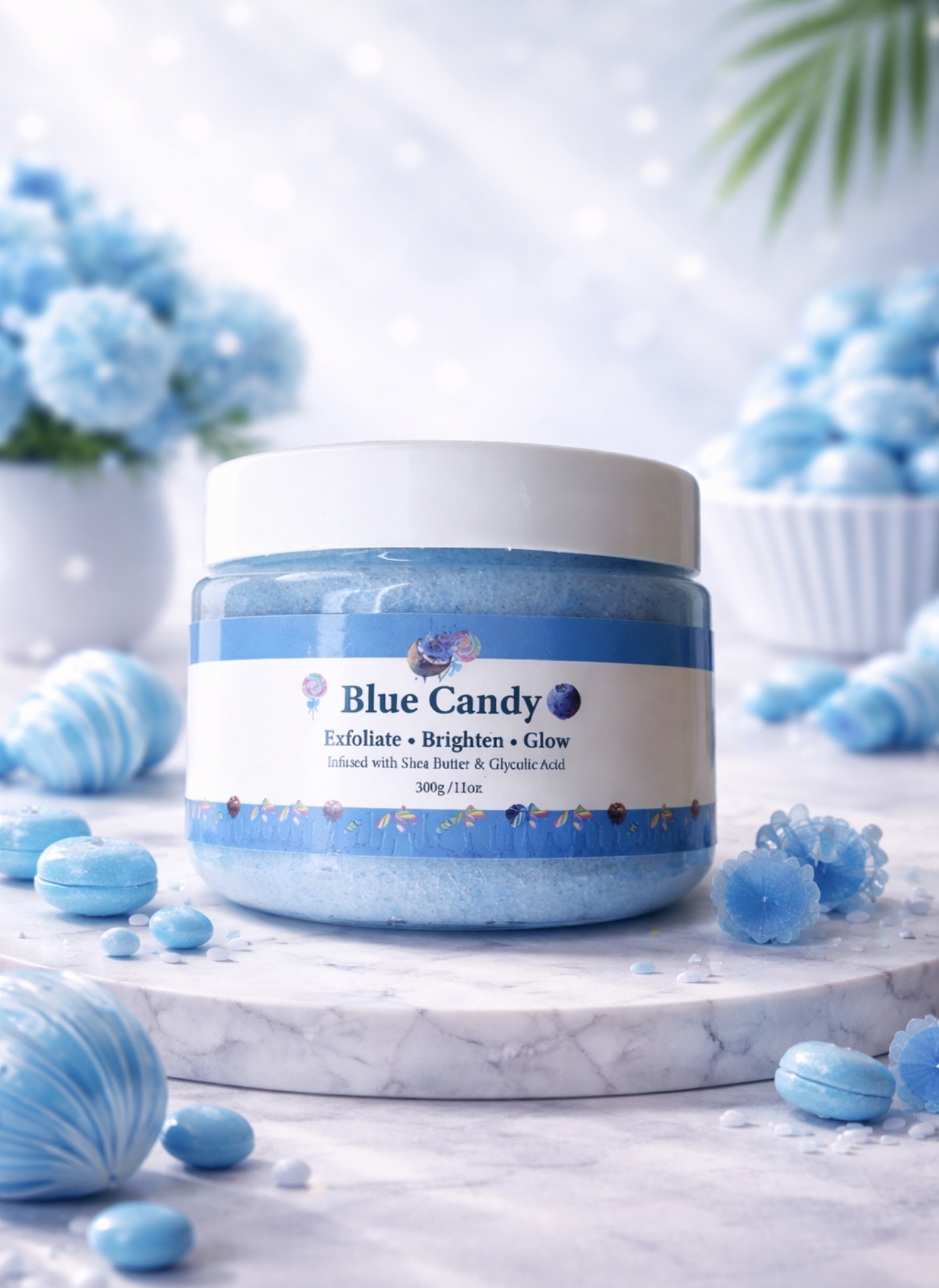 Blue Candy Scrub