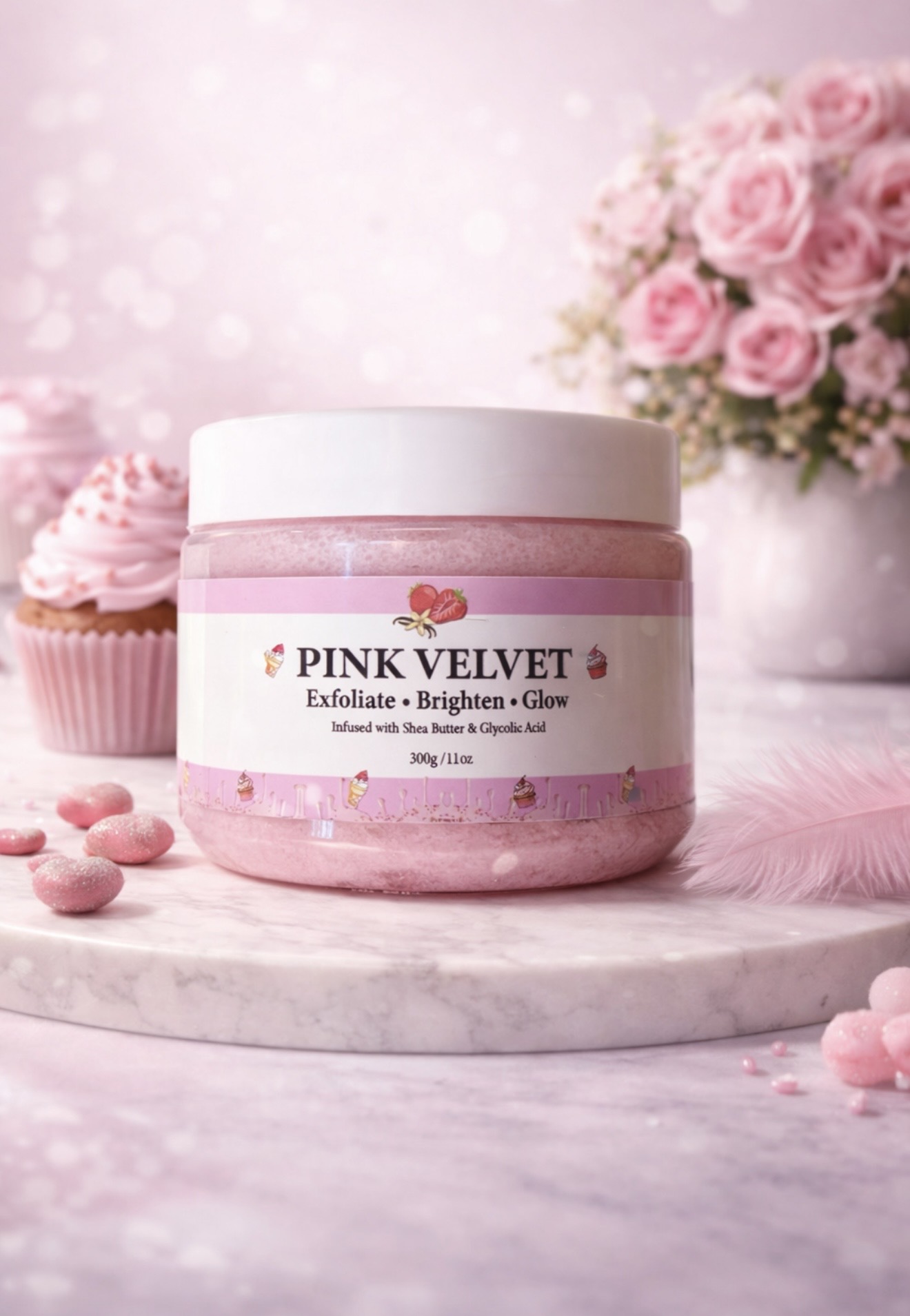 Pink Velvet scrub